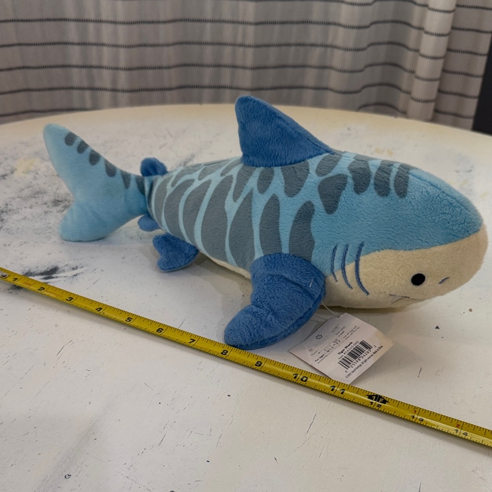 Ocean Adventure Blue and Gray Stuffed Shark